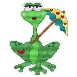 (image for) Funny Frog Umbrella